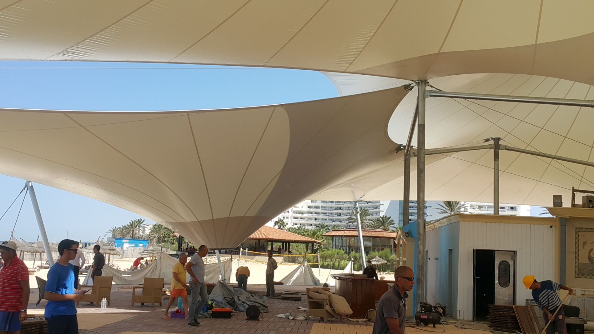 Aménagement restaurant Levante – Movenpick Sousse